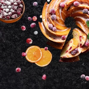 Bundt Orange et Canneberges