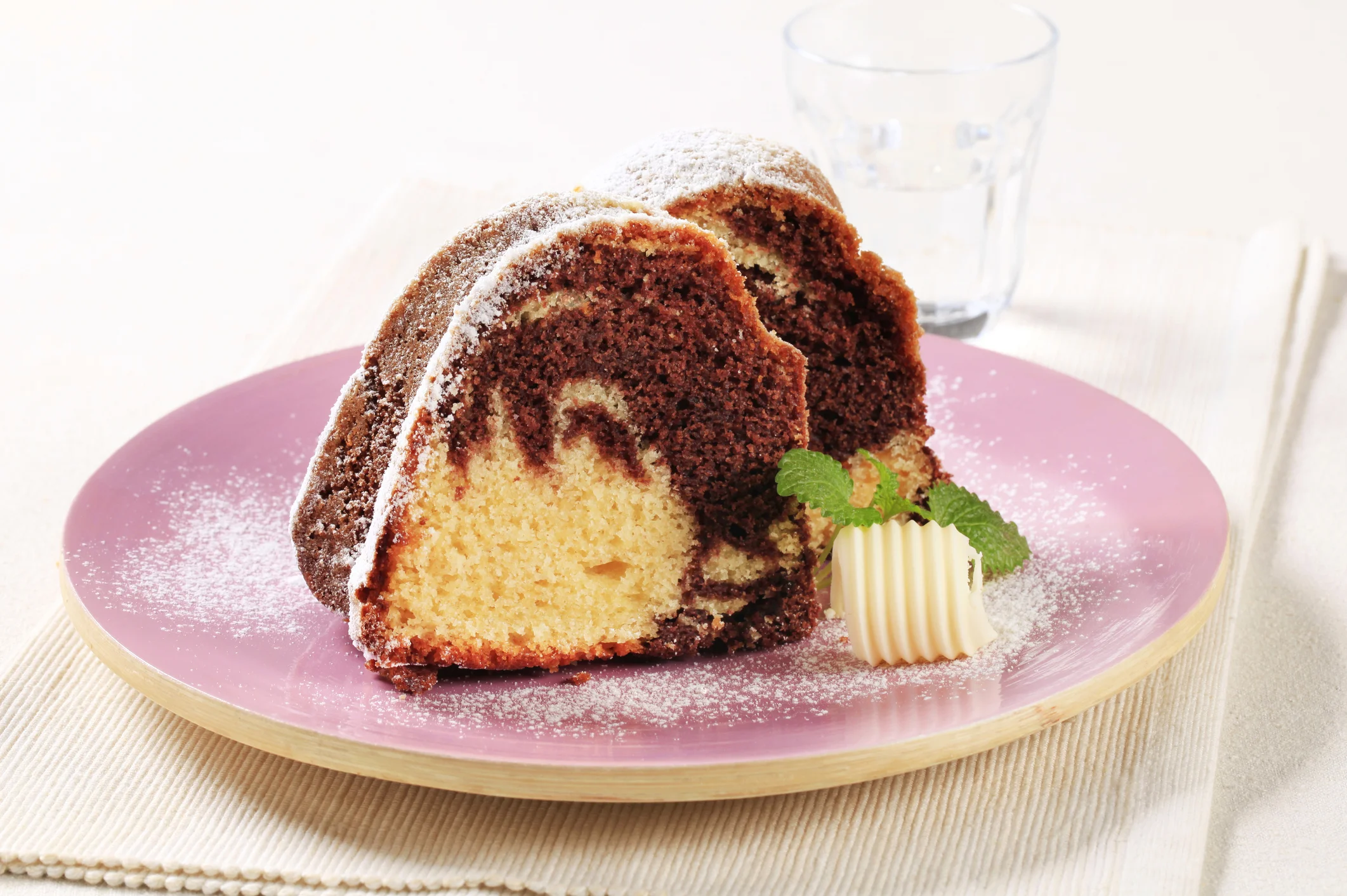 marbled bundt cake